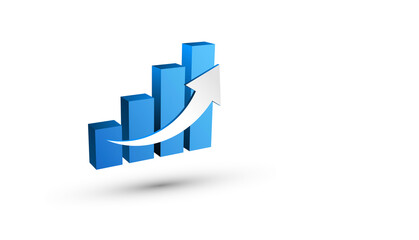 Obraz premium grafico economia, istogrammi, statistiche