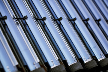Obraz premium Ecological solar panels
