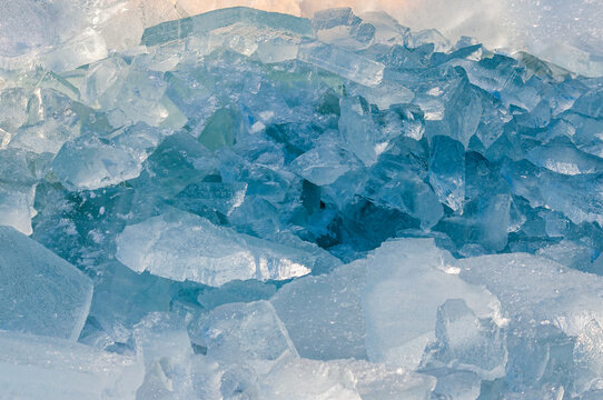 Abstract background with crushed ice