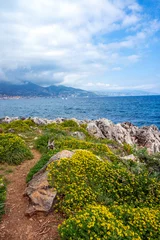 Fotobehang Cap-Martin sur la Côte-d'Azur en France © michel