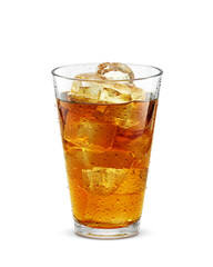 グラス アイスティー お茶 飲み物 イラスト リアル 汗