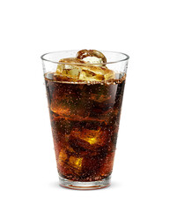 グラス コーラ 氷 飲み物 イラスト リアル 汗