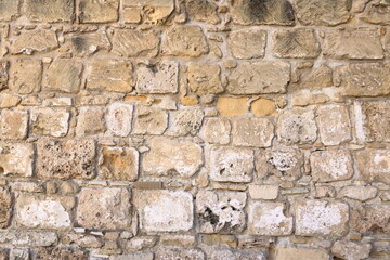 Background of decorate sand stone wall surface