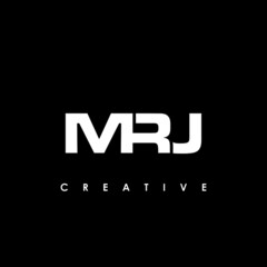 MRJ Letter Initial Logo Design Template Vector Illustration