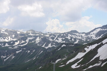 La carretera alpina del Grossglockner en Austria.