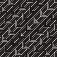Vector seamless pattern. Modern stylish abstract texture. Repeating geometric tiles