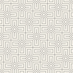 Vector seamless pattern. Modern stylish abstract texture. Repeating geometric tiles