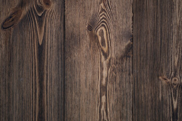 Fototapeta premium Brown natural planked wood texture