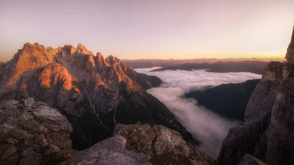 Photo sur Plexiglas Dolomites sunrise in the dolomites