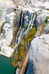 Southern waterfall at Shoshone Falls, ID. - 425816830