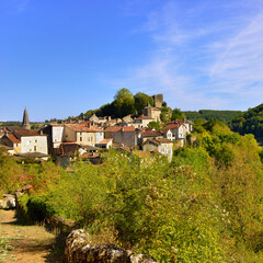 Fototapeta na wymiar Carré Caylus (82160) village médiéval, département du Tarn-et-Garonne en région Occitanie, France