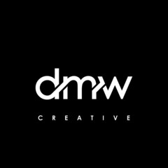 DMW Letter Initial Logo Design Template Vector Illustration