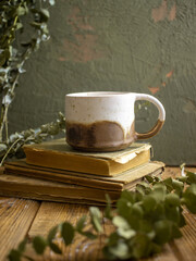 Fototapeta na wymiar cup of tea with mint