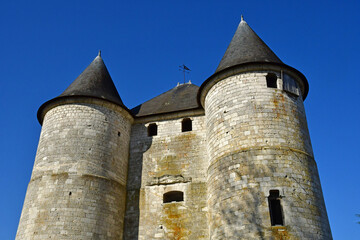 Vernon; France - march 7 2021 : Tourelles castle