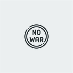 no war icon vector sign symbol