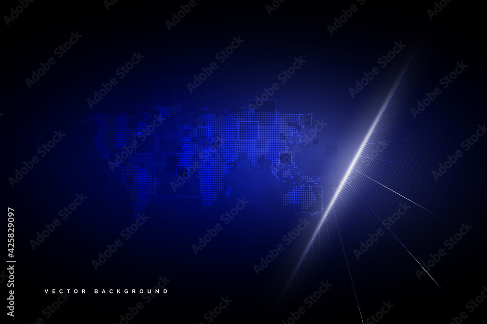 Canvas Prints abstract technology background hi-tech communication concept futuristic digital innovation backgroun
