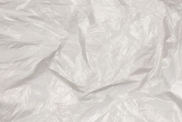 Plastic wihite background. Top view.