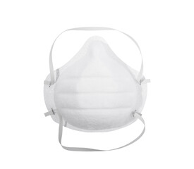 one medical face mask on white background - 425835827