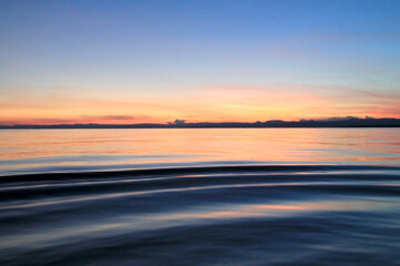 Fototapeta premium sunset over the sea