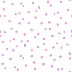 hand drawn spots pastel pattern