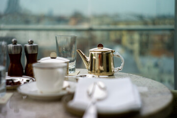 Salt, pepper and tea