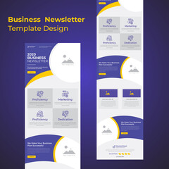 Colorful Creative Corporate Email Newsletter template