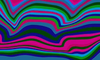 Psychedelic groovy background. Colorful abstract background. Vector illustration.