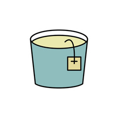 spa pan for aromatherapy outline icon. Signs and symbols can be used for web, logo, mobile app, UI, UX