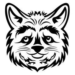 
Download this premium glyph icon of cat face 

