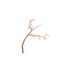 tree twigs wig leaf outline icon. Signs and symbols can be used for web, logo, mobile app, UI, UX