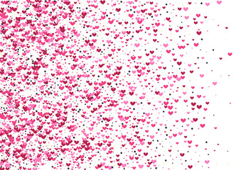 Pink Shapes Star Wallpaper. Circle Rain Background. Red Round Couple. Decorative Texture.