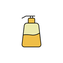 liquid soap bottle outline icon. Signs and symbols can be used for web, logo, mobile app, UI, UX
