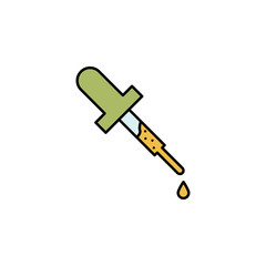 Dropper, medical, spa outline icon. Signs and symbols can be used for web, logo, mobile app, UI, UX