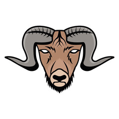 
Download this premium glyph icon of mountain goat 


