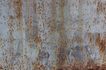 Rusty metal wall texture