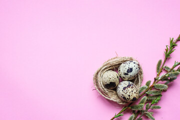 Kolorowe jajka na Wielkanoc - obrazy, fototapety, plakaty