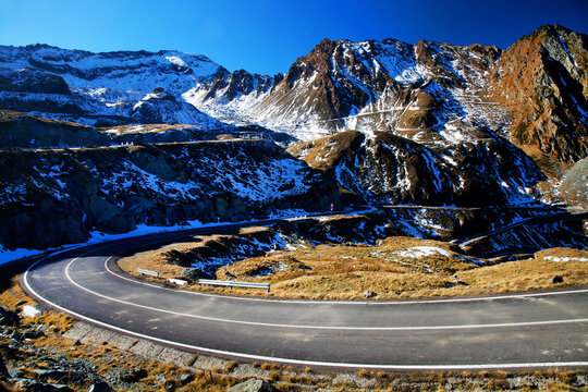 Famous Transfagarasan alpine road, Romania, Europe