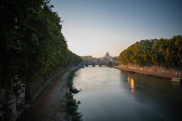 Fototapeta premium Lake Tiber in Rom