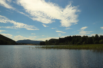 Paddling in Loch Pityoulish in the summer