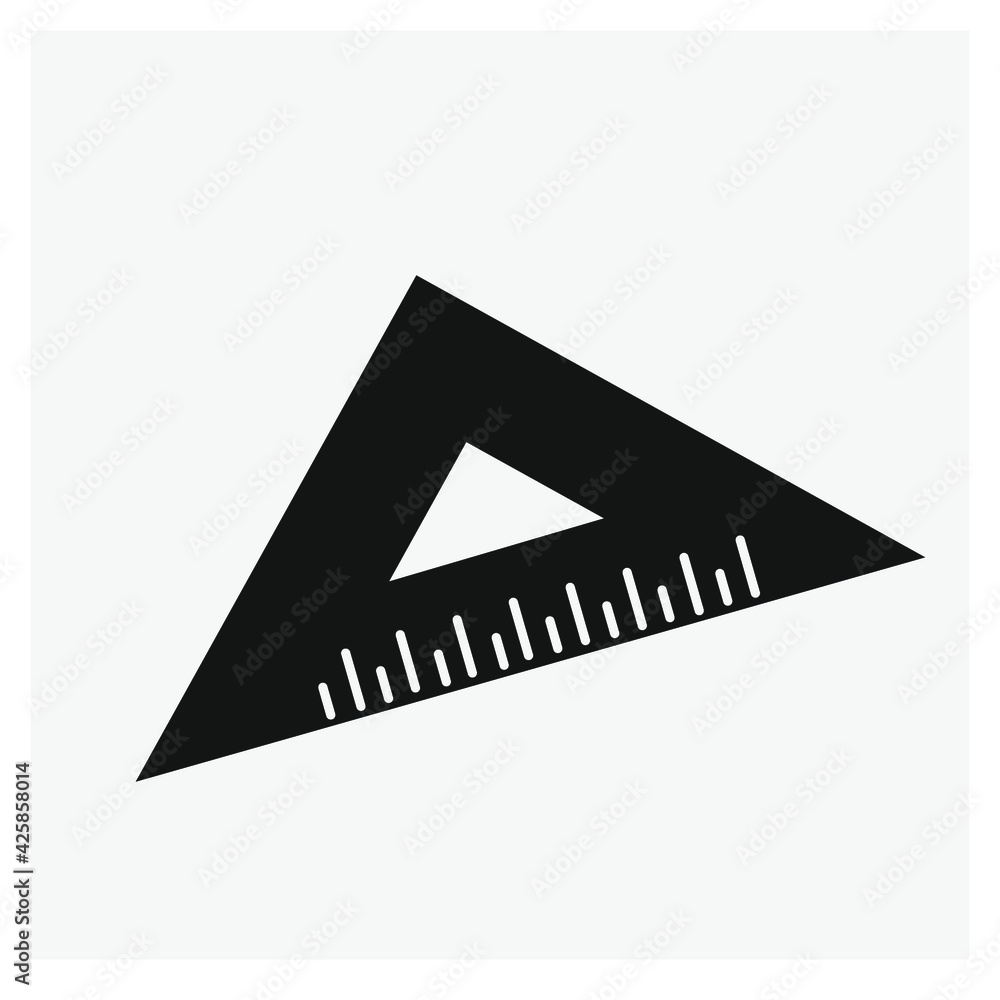 Poster ruler vector icon. editable stroke. linear style sign for use on web design and mobile apps, logo. s
