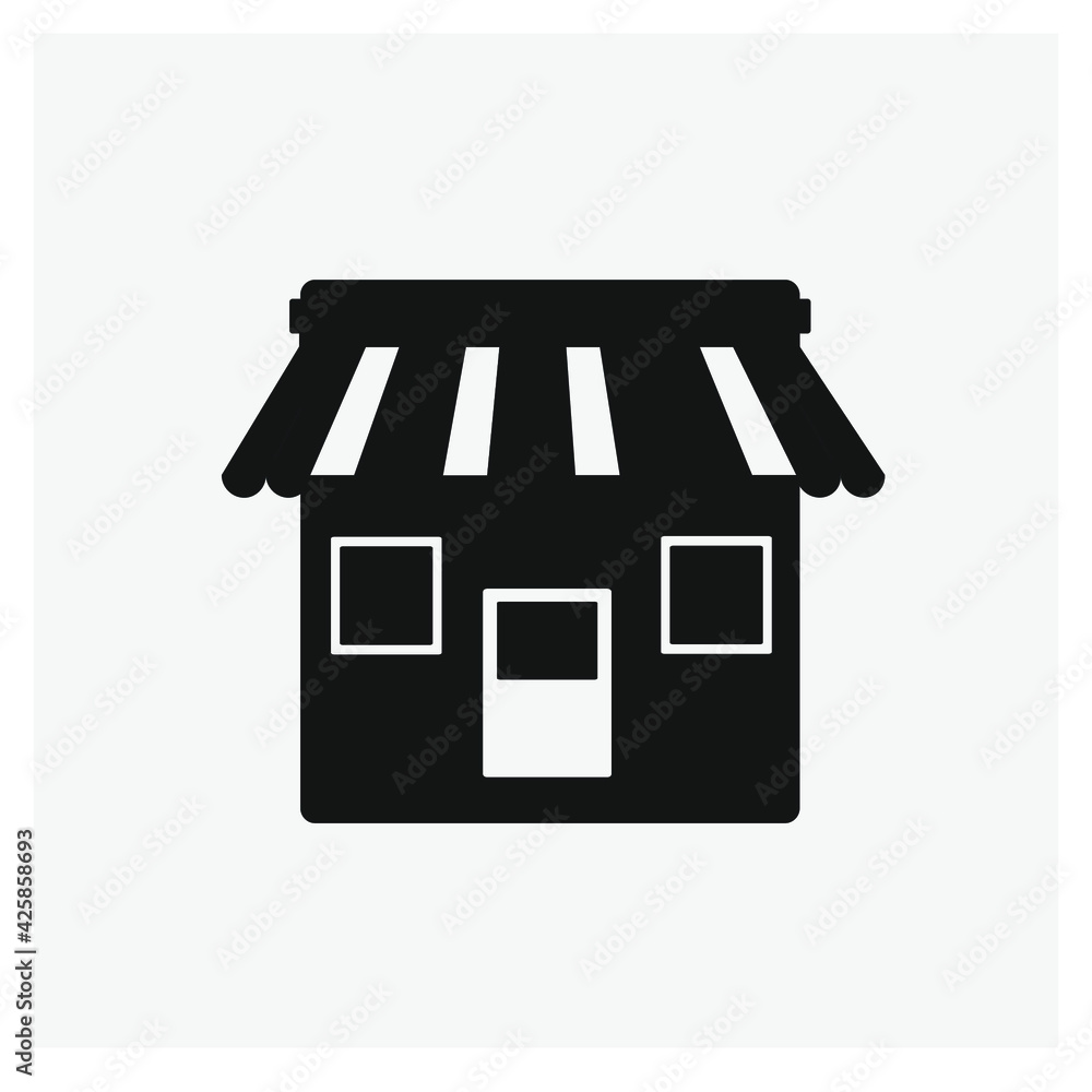 Poster store vector icon. editable stroke. linear style sign for use on web design and mobile apps, logo. s