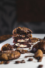 chocolate chip cookies with filling