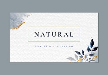 Natural Environment Friendly Card Design