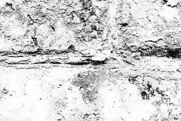 Obraz premium Texture of a brick wall with cracks and scratches which can be used as a background