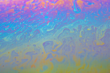 Fototapeta na wymiar colorful soap bubble background
