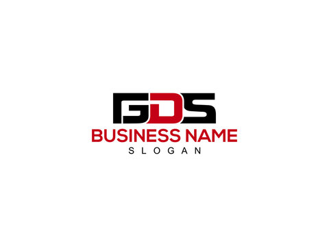 GDS Logo Letter Vector For Brand