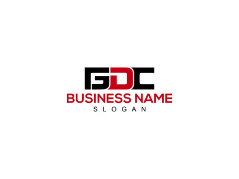 GDC Logo Letter Vector For Brand