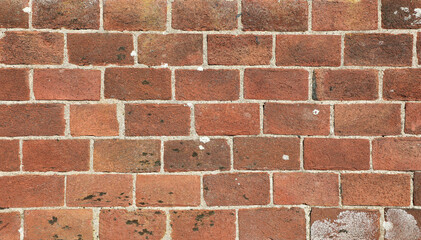 red brick wall