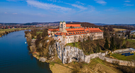 Fototapeta na wymiar Klasztor w Tyńcu koło Krakowa