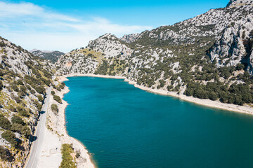 lake of Gorg Blau close to Sa Calobra, Mallorca, Spain
